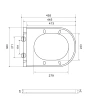 Крышка сиденье для унитаза Wonzon & Woghand WW-S2210-MW