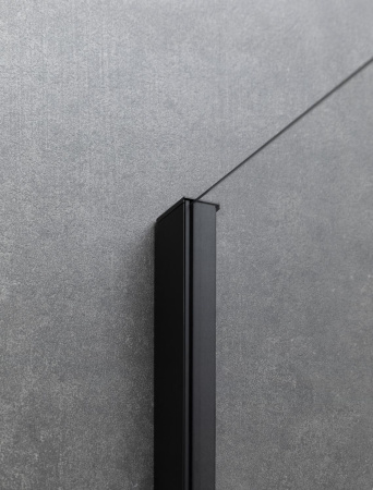 Душевой уголок Allen Brau Priority 3.31030.BBA + 3.31048.BBA 100х100 стекло прозрачное профиль черный без поддона