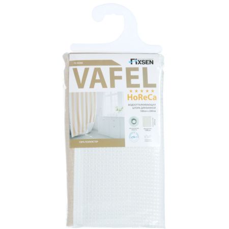 Штора для ванной Fixsen Vafel FX-5020A