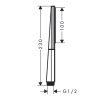 Душевая лейка Hansgrohe Rainfinity 26867670 цвет черный