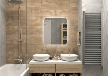 Зеркало Continent Burzhe ЗЛП531 60х70 подвесное