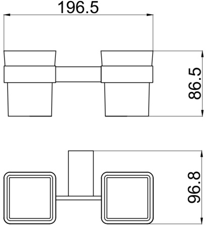 Стакан + держатель Allen Brau Infinity 6.21003-00