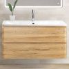 Тумба под раковину BelBagno Albano ALBANO-900-2C-SO-RR 90х50 подвесная цвет коричневый