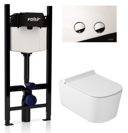 Комплект унитаз с инсталляцией Valsir KIT VSCR 5486 Slim P4