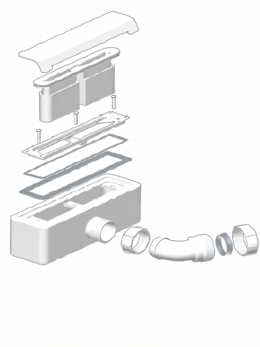 Сифон для поддона WeltWasser  WW TRAB 8 WT (10000000910)