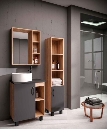 Столешница Grossman Флай 506002 57х39 накладная цвет серый