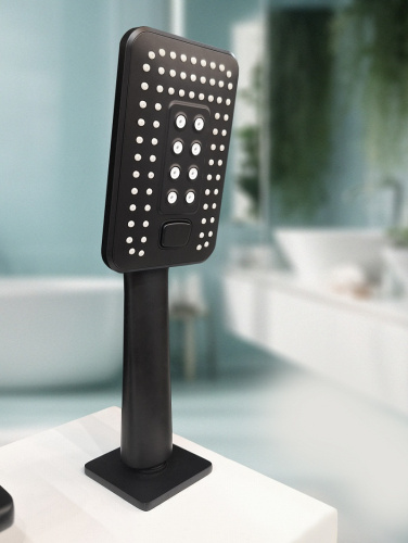 Смеситель для ванны AltroBagno Lamberto AltroBagnoLamberto020106MB встраиваемый в стену черный матовый - фото 4