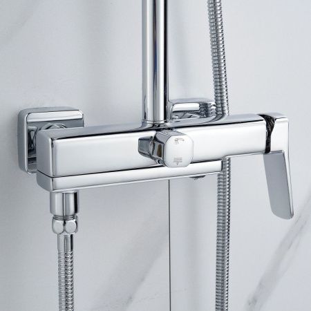 Душевая стойка Raffine F3699 настенная цвет хром