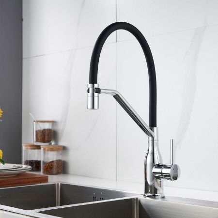 Смеситель для кухни Shevanik S343-3 на мойку хром