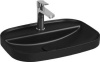 Раковина керамическая Allen Brau Fantasy 4.11034.31 55х40 накладная цвет черный 1 отверстие под смеситель