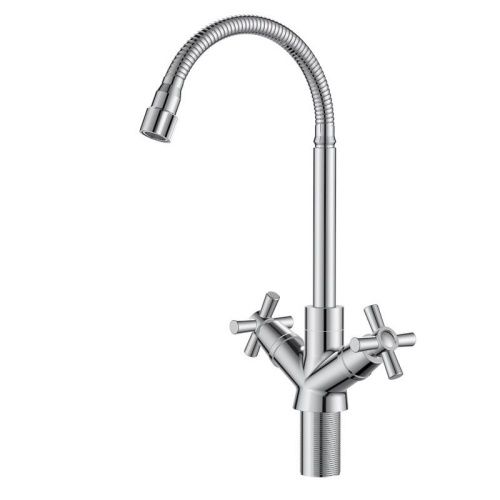 Смеситель для кухни Voda DV519flex на мойку хром - фото 2