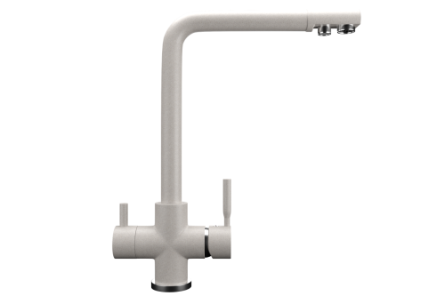 Смеситель для кухни Ulgran Quartz UQ-016-10 на мойку бежевый