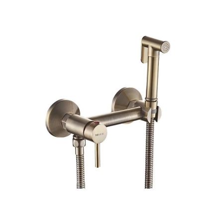 Гигиенический душ со смесителем Shevanik S107Q бронза