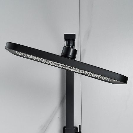 Душевая стойка Shevanik S7036H настенная цвет черный