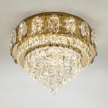 Люстра потолочная LED4U L9438-500 GD с УД