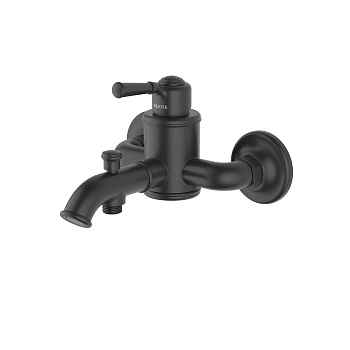 Смеситель для ванны Aquatek КЛАССИК AQ1540MB настенный черный матовый без термостата