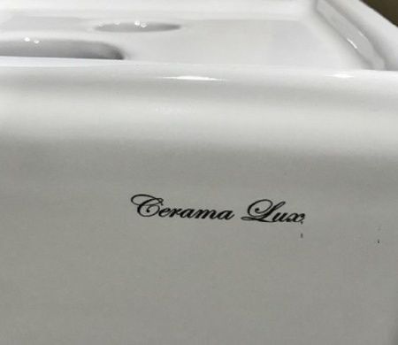 Унитаз напольный с бачком CeramaLux 2178 белый с сиденьем микролифт безободковый каскадный смыв