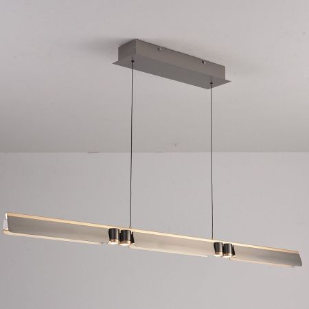 Светильник подвесной iLedex Vision (Висион) 9309D-1200-2 GR+BK