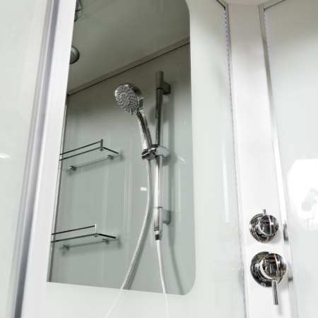 Душевая кабина AvaCan A09GM 90х90 четверть круга с крышей ориентация универсальная