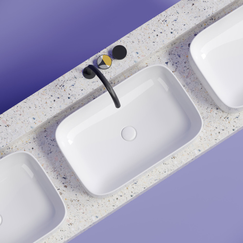 Раковина Ceramica Nova ELEMENT 61 см CN6053 накладная цвет белый - фото 3