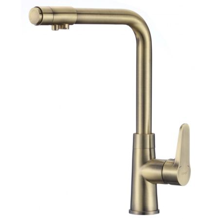 Смеситель для кухни Savol S-L1804C на мойку бронза