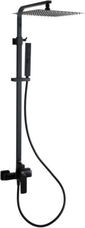 Душевая стойка Allen Brau Infinity 5.21012-31 настенная цвет черный