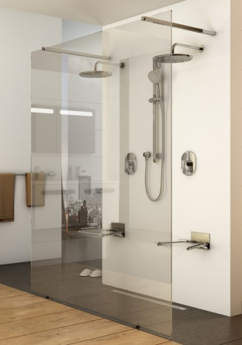 Душевой уголок Ravak Walk-In GW9FG0C00Z1 120x200 стекло прозрачное профиль хром без поддона - фото 5