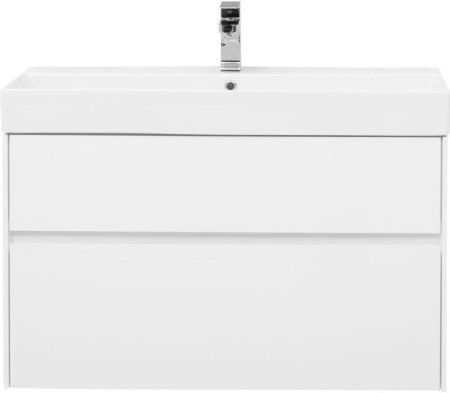 Тумба с раковиной Aquanet Бруклин 00212599 100х40 подвесная цвет белый