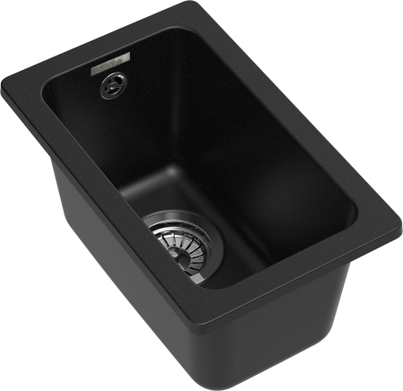 Кухонная мойка Rivelato BERKANA BK-25 nero 30х45 цвет черный