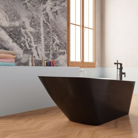 Ванна акриловая Frank 12518 170х80 отдельностоящая прямоугольная с ножками