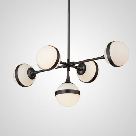 Люстра на штанге Delight Collection Peggy (Пеггы) 9252P/5L black
