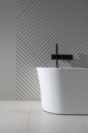 Ванна акриловая Allen Brau Priority 2.31004.21B 170х80 пристенная асимметричная