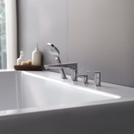 Смеситель Aquatek БЕТТА AQ1148CR на борт ванны хром