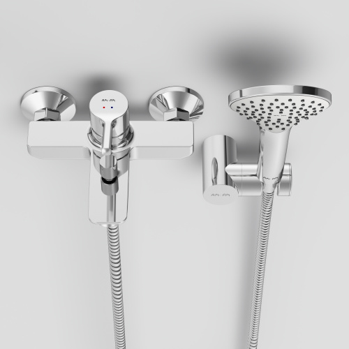 Смеситель для ванны и душа Am.Pm X-Joy S F85B15000 настенный хром без термостата - фото 5