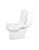 Унитаз напольный с бачком Creo Сeramique TOURS COMBO-TO1003 белый с сиденьем с микролифт душевой смыв