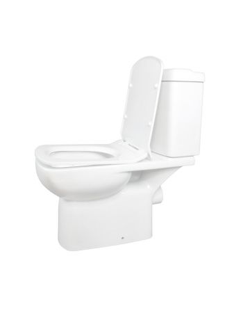 Унитаз напольный с бачком Creo Сeramique TOURS COMBO-TO1003 белый с сиденьем с микролифт душевой смыв