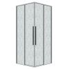 Душевой уголок Grossman Galaxy 300.K33.01.8080.10.02 80х80 стекло текстурное профиль хром без поддона