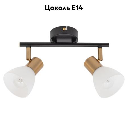 Спот Arte Lamp Falena (Фалена) A3117PL-2BK