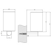 Стакан Gessi Rilievo 59508#031