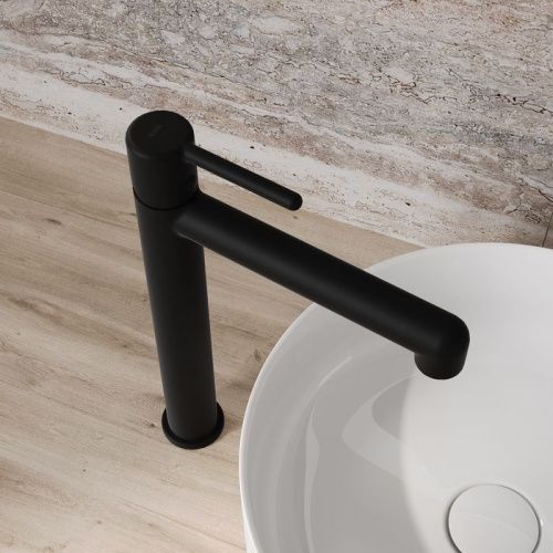 Смеситель IDDIS Aiger AIGBL01i01 на столешницу черный матовый - фото 3