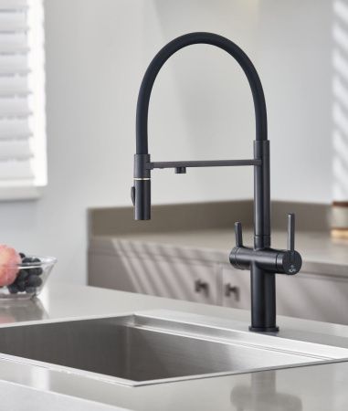Смеситель для кухни Rose R458H на мойку черный