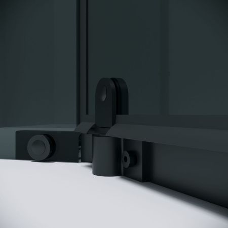 Душевой уголок Grossman Pragma 302.K33.03.9090.21.10 90х90 стекло тонированное профиль черный без поддона