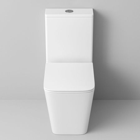 Унитаз напольный с бачком Grossman Торнадо GR-4418MSQ белый с сиденьем микролифт безободковый смыв торнадо