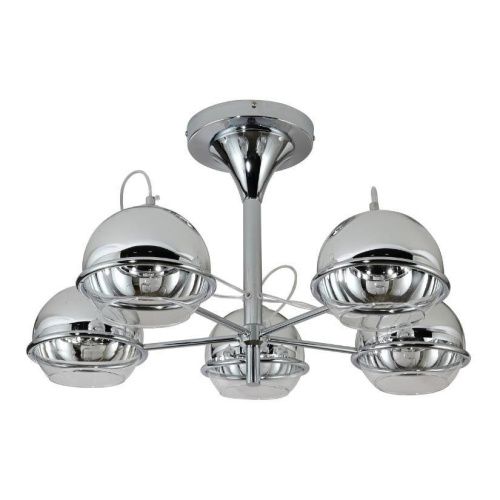 Люстра на штанге Lumina Deco Veroni (Верони) LDC 1029-5 CHR - фото 2