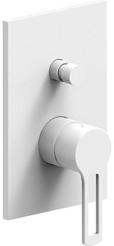 Смеситель для душа Paffoni Ringo RIN015BO/M встраиваемый в стену белый без термостата