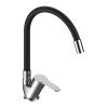 Смеситель для кухни Voda TD519B на мойку черный/хром