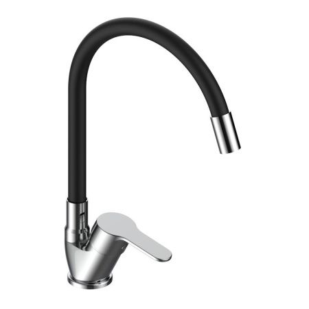 Смеситель для кухни Voda TD519B на мойку черный/хром