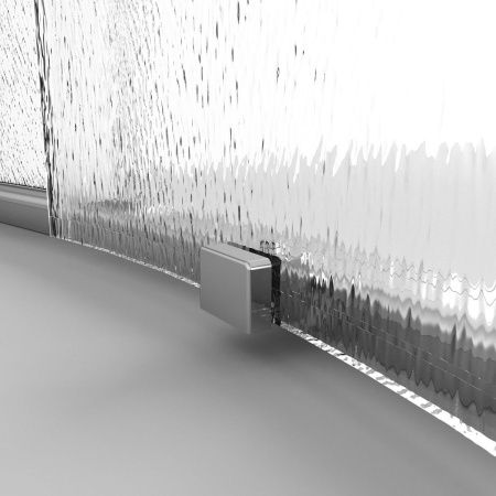 Душевой уголок Niagara Nova NG-3626-34 90х90 стекло шиншилла профиль хром без поддона