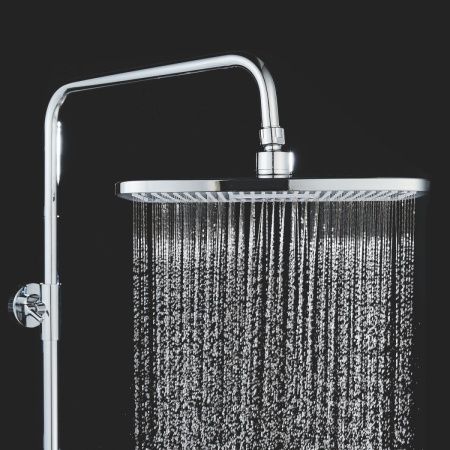 Душевая стойка Shevanik S4136 настенная цвет хром