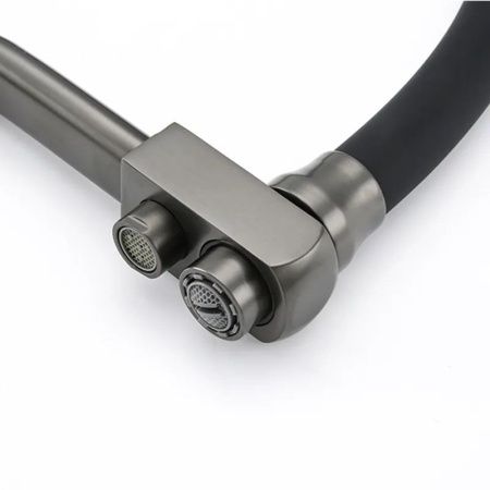 Смеситель для кухни Maretti Eleganza EN31RGF14 на мойку вороненая сталь